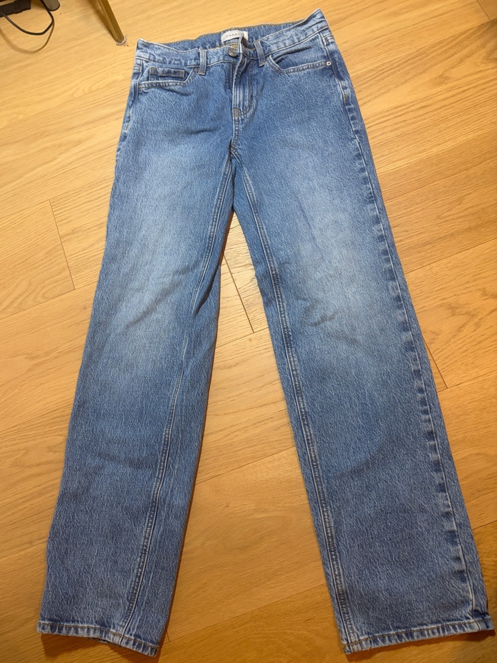PacSun Women's Straight Leg Light Blue Jeans